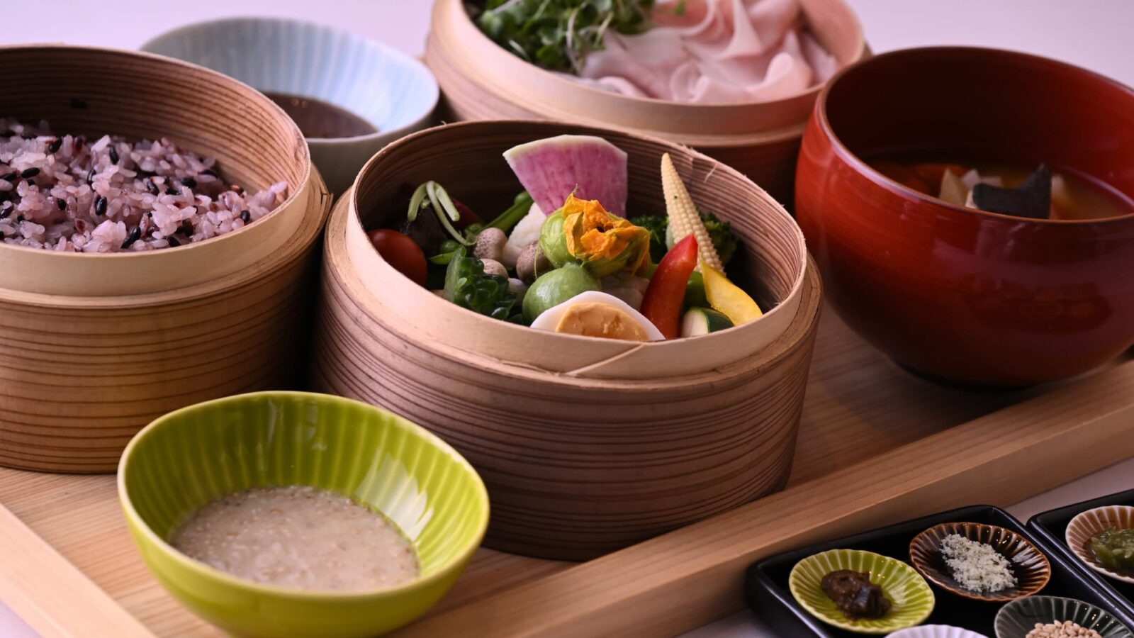 セトレならまち 朝食の蒸籠料理 子連れ