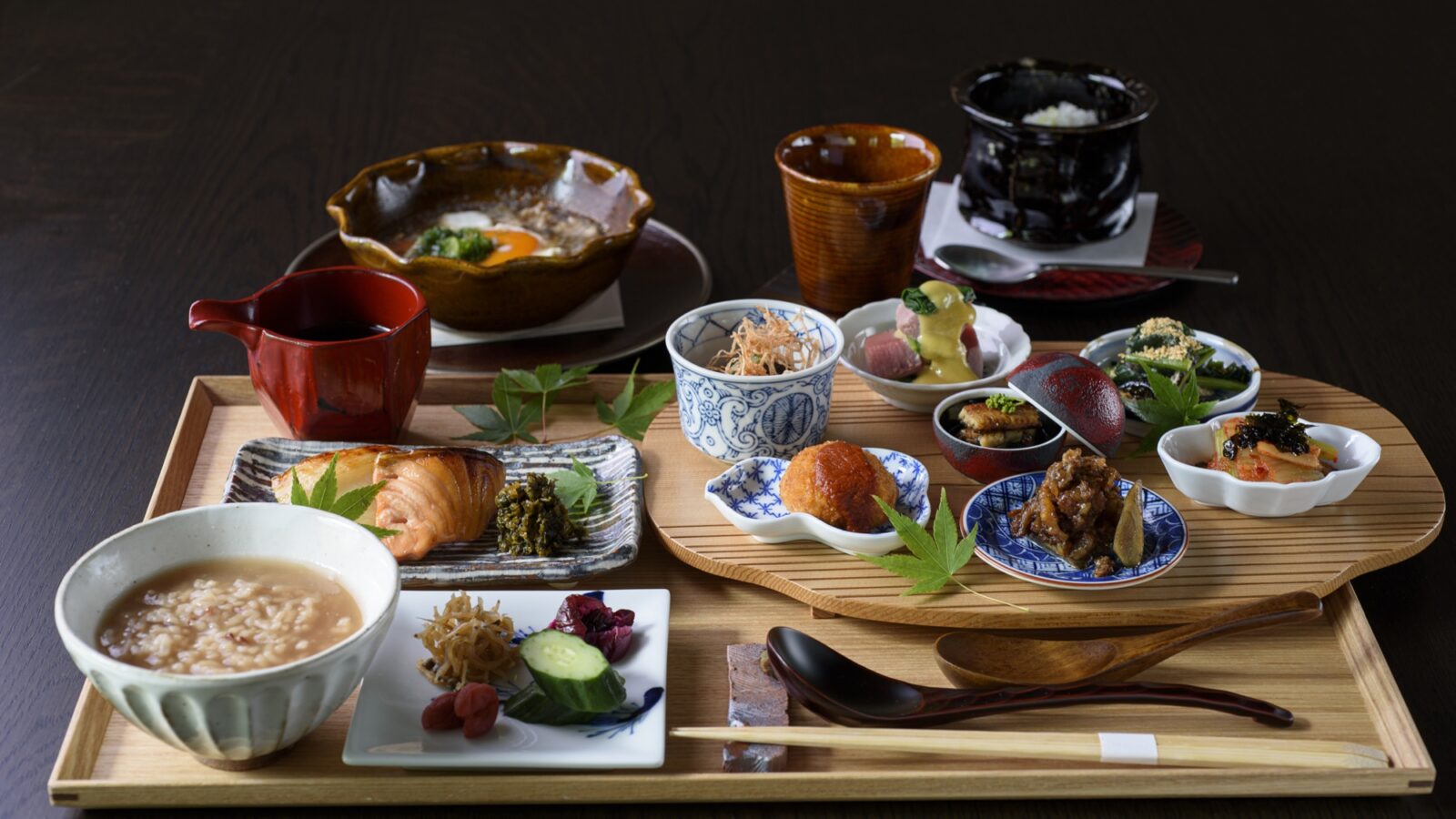 ふふ奈良 和朝食 茶粥 子連れ