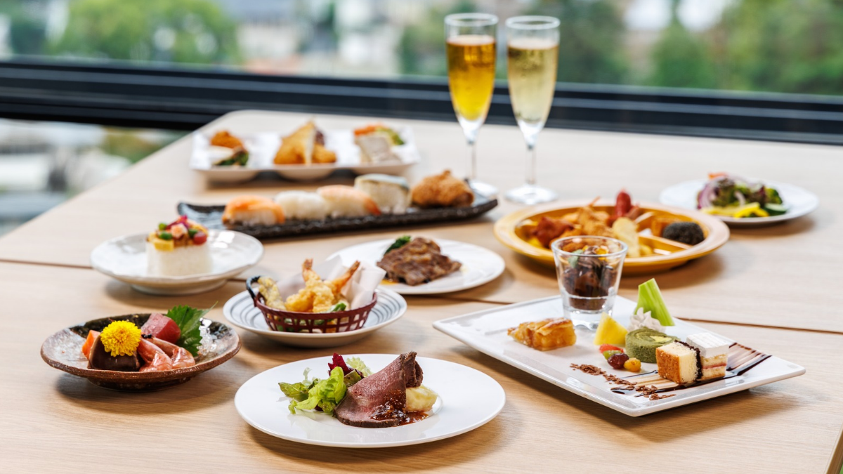 大江戸温泉物語Premium 箕面観光ホテル バイキングの料理 子連れ