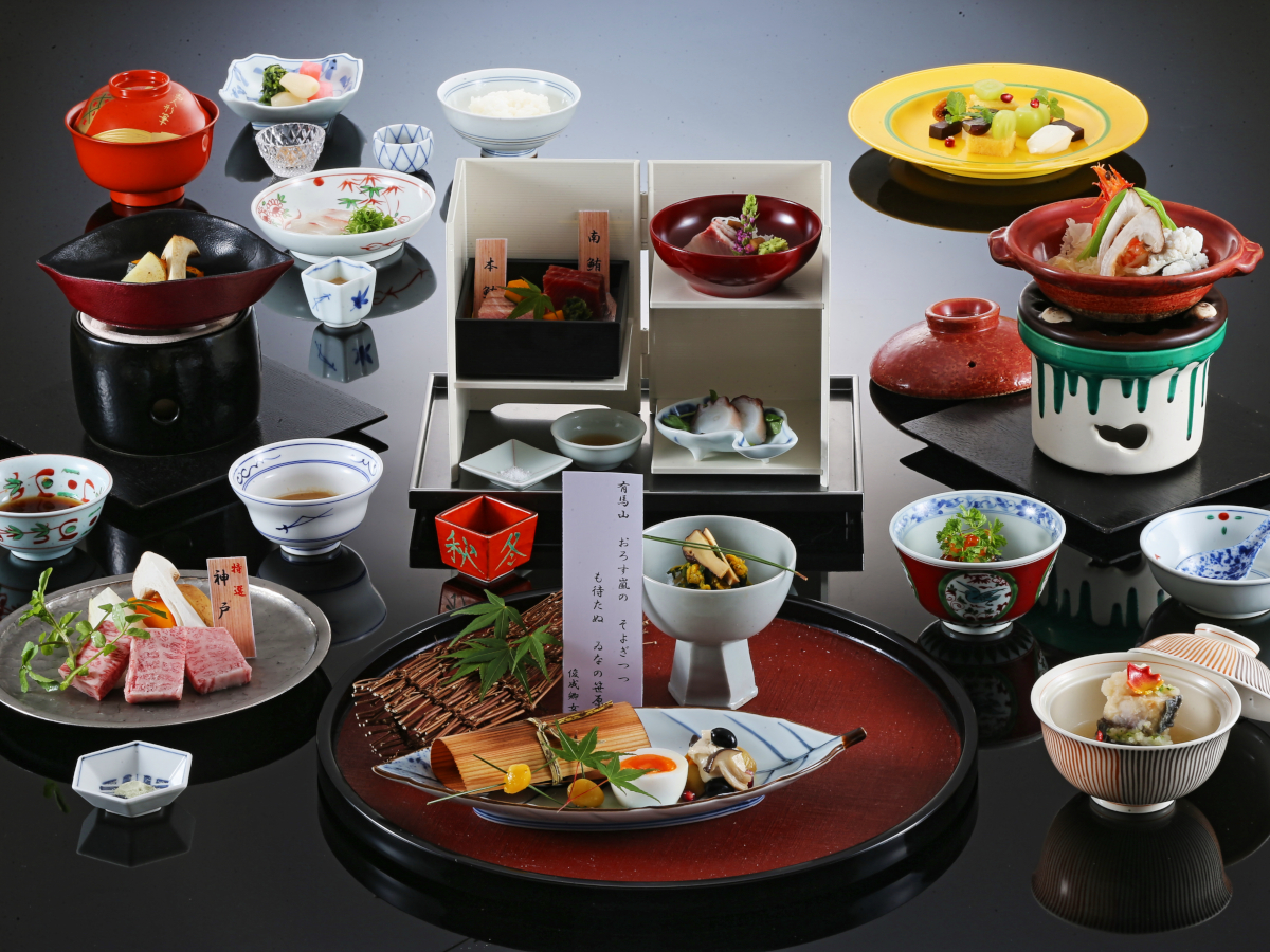 有馬グランドホテル 9~10月 懐石 ご夕食一例