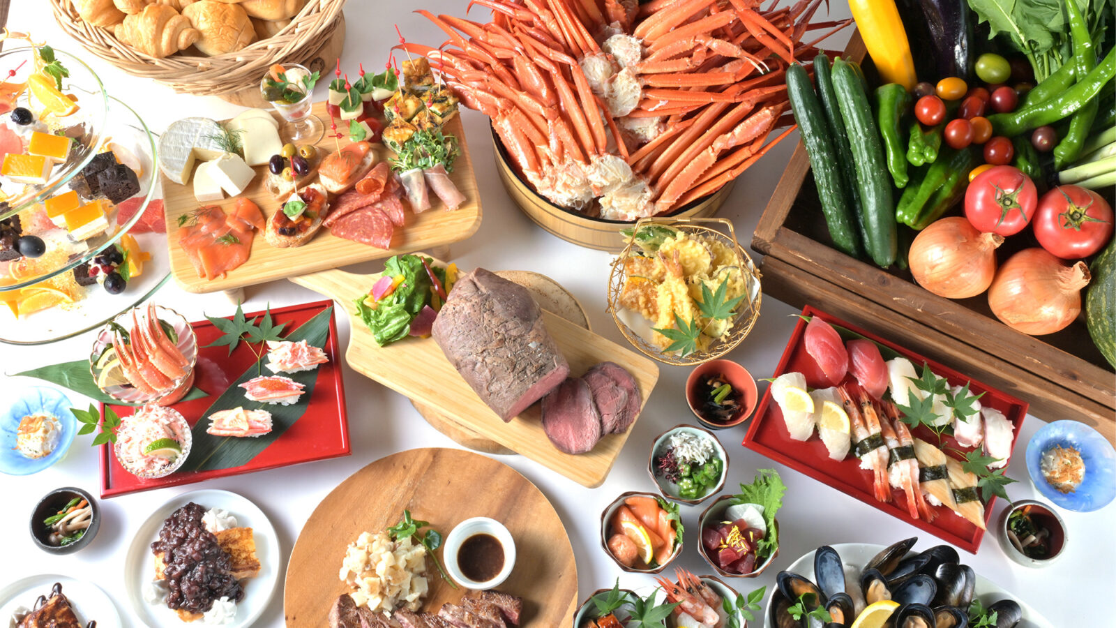 神戸ポートタワーホテル THE HARBOR ビュッフェの料理