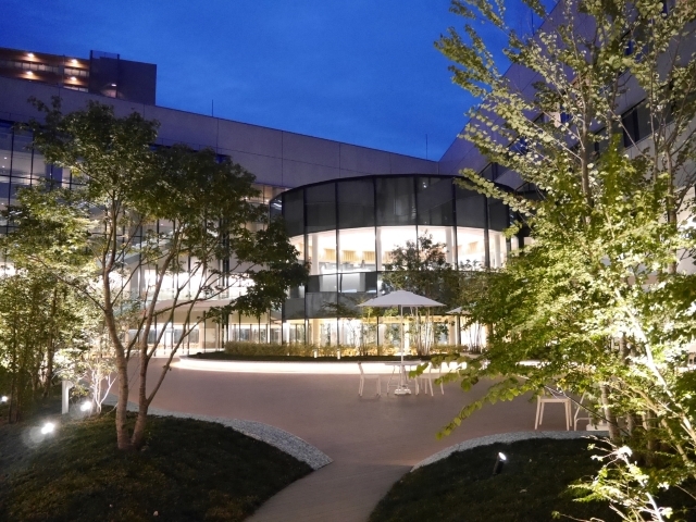 LINK FOREST 3階緑の中庭_光の夜