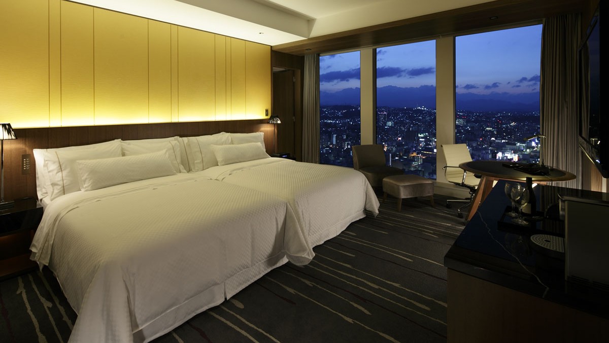 ウェスティンホテル仙台 夜景が見えるプレミアルームのツイン